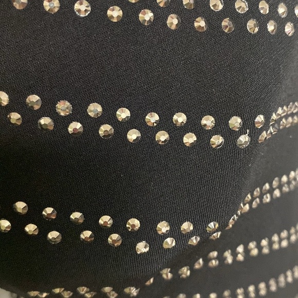 PHILOSOPHY DRESSES STUDDED Asymmetrical One Shoulder Bodycon Cocktail Dress SZ M - Picture 11 of 12